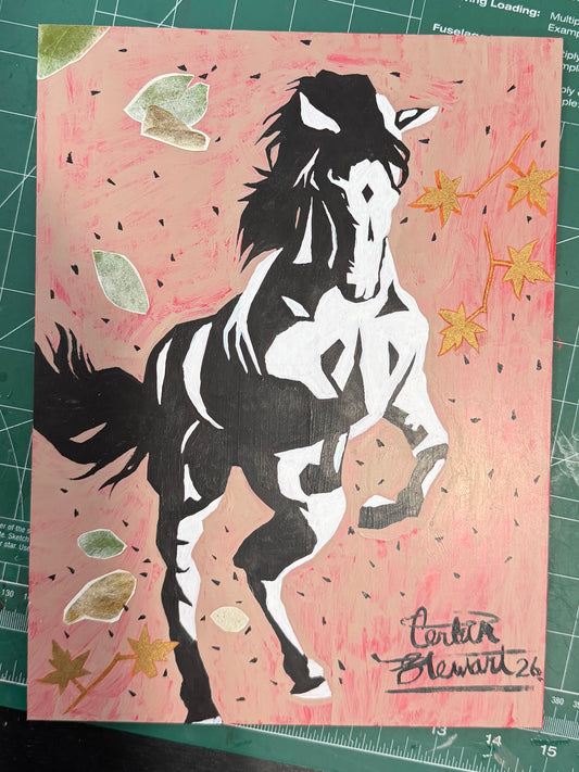 "Pony!" 9"x12" Original Piece
